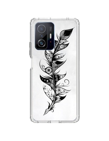 Xiaomi 11T / 11T Pro Case Feather Plume White e Black - LouJah