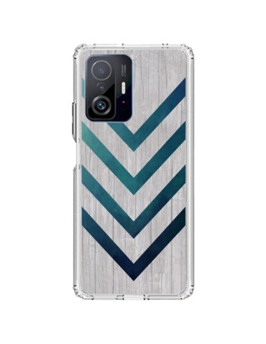 Xiaomi 11T / 11T Pro Case Blue Arrow Wood Arrow Wood - LouJah