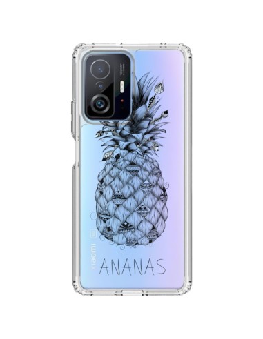 Coque Xiaomi 11T / 11T Pro Ananas Fruit Transparente - LouJah