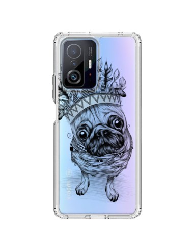 Coque Xiaomi 11T / 11T Pro Chien Roi Bulldog Indien Transparente - LouJah