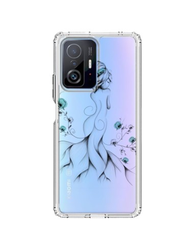 Coque Xiaomi 11T / 11T Pro Princesse Fleurs Transparente - LouJah