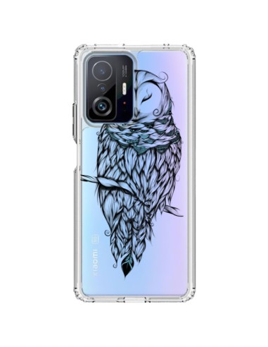 Cover Xiaomi 11T / 11T Pro Gufo Inverno Trasparente - LouJah