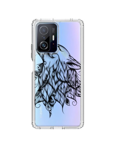 Coque Xiaomi 11T / 11T Pro Loup Hurlant Transparente - LouJah