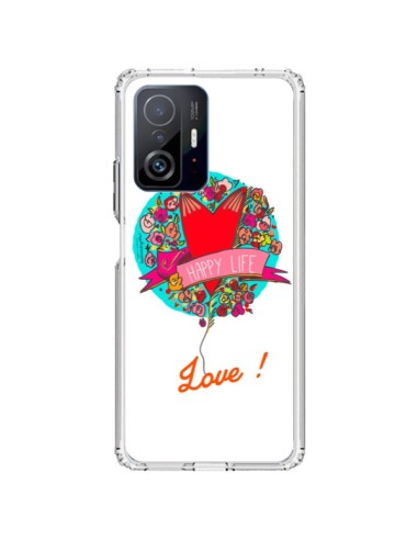 Xiaomi 11T / 11T Pro Case Love Happy Life - Leellouebrigitte