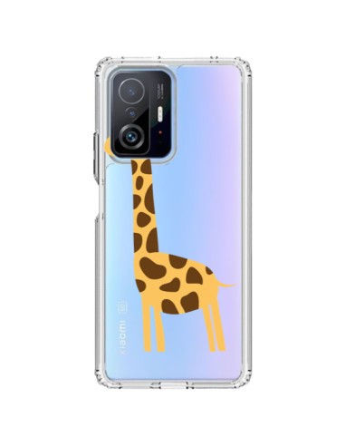 Coque Xiaomi 11T / 11T Pro Girafe Giraffe Animal Savane Transparente - Petit Griffin