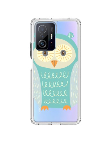 Coque Xiaomi 11T / 11T Pro Hibou Owl Transparente - Petit Griffin