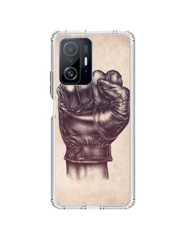 Coque Xiaomi 11T / 11T Pro Fight Poing Cuir - Lassana