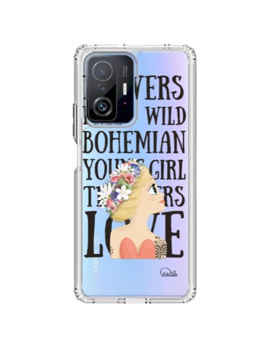 Coque Xiaomi 11T / 11T Pro Flowers Love Transparente - Lolo Santo