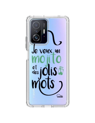 Cover Xiaomi 11T / 11T Pro Je veux un mojito e des jolis mots Trasparente - Lolo Santo