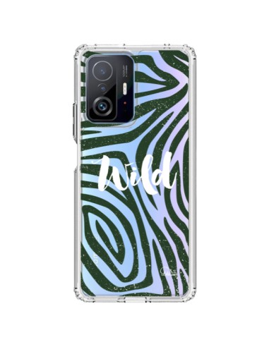 Cover Xiaomi 11T / 11T Pro Wild Zebra Giungla Trasparente - Lolo Santo