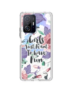 Coque Xiaomi 11T / 11T Pro Girls Fun Transparente - Lolo Santo