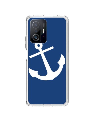 Coque Xiaomi 11T / 11T Pro Ancre Navire Navy Blue Anchor - Mary Nesrala