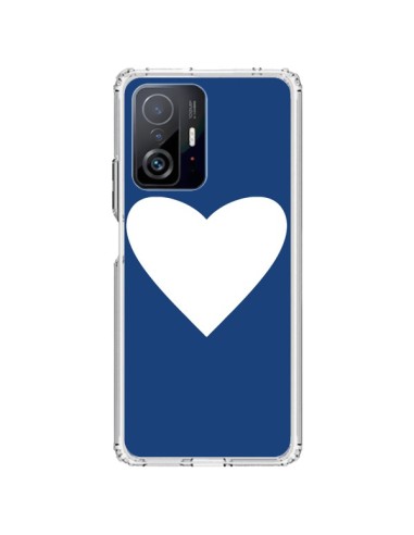 Coque Xiaomi 11T / 11T Pro Coeur Navy Blue Heart - Mary Nesrala