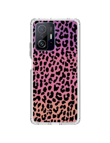 Cover Xiaomi 11T / 11T Pro Leopardo Hot Rosa Corallo - Mary Nesrala