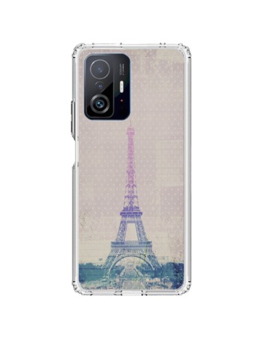 Coque Xiaomi 11T / 11T Pro I love Paris Tour Eiffel - Mary Nesrala