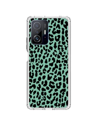Cover Xiaomi 11T / 11T Pro Leopardo Verde Menta Neon - Mary Nesrala