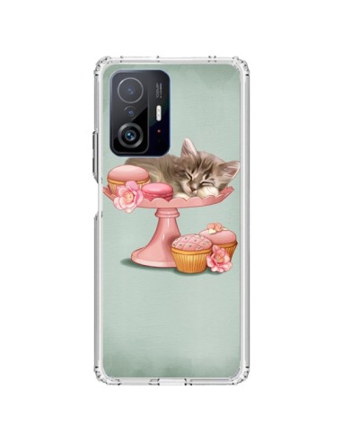 Coque Xiaomi 11T / 11T Pro Chaton Chat Kitten Cookies Cupcake - Maryline Cazenave