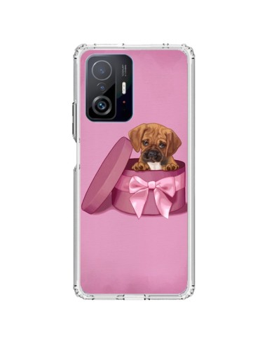 Coque Xiaomi 11T / 11T Pro Chien Dog Boite Noeud Triste - Maryline Cazenave