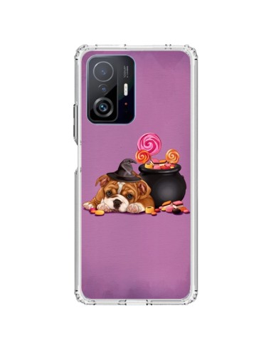 Coque Xiaomi 11T / 11T Pro Chien Dog Halloween Sorciere Chaudron Bonbon - Maryline Cazenave