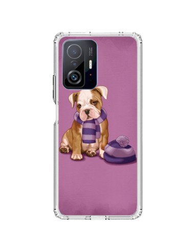 Coque Xiaomi 11T / 11T Pro Chien Dog Echarpe Bonnet Froid Hiver - Maryline Cazenave