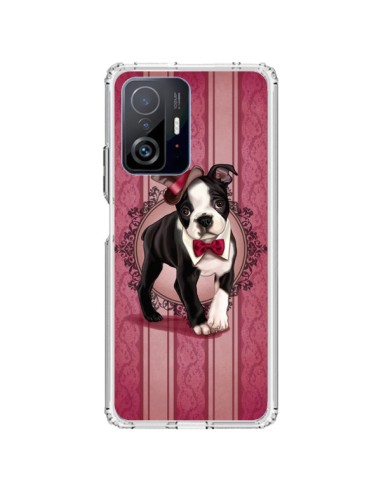 Cover Xiaomi 11T / 11T Pro Cane Gentleman Papillon Cappello - Maryline Cazenave