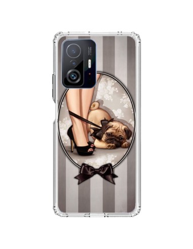 Xiaomi 11T / 11T Pro Case Lady Black Bow tie Dog Luxe - Maryline Cazenave