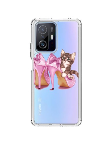 Coque Xiaomi 11T / 11T Pro Chaton Chat Kitten Chaussures Shoes Transparente - Maryline Cazenave