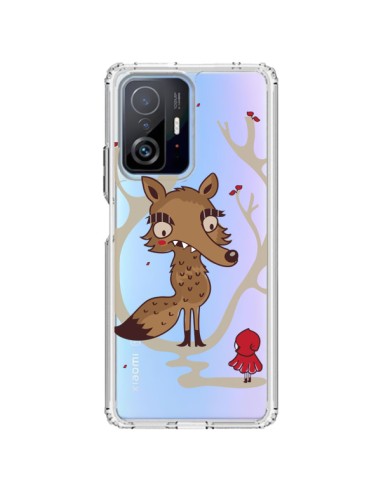 Coque Xiaomi 11T / 11T Pro Le Petit Chaperon Rouge Loup Hello Big Wolf Transparente - Maria Jose Da Luz