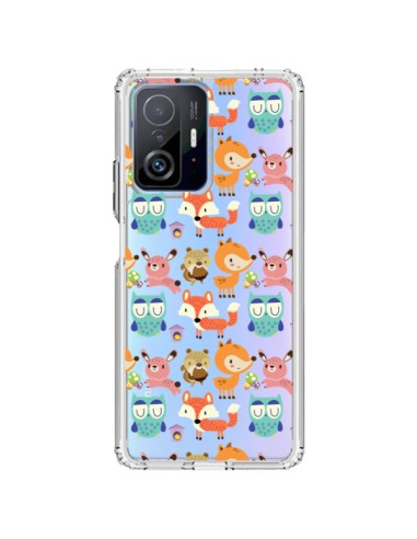 Cover Xiaomi 11T / 11T Pro Renard Ecureuil Coniglio Hibou Trasparente - Maria Jose Da Luz