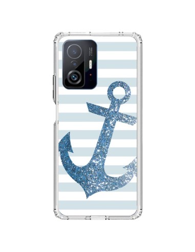 Coque Xiaomi 11T / 11T Pro Ancre Bleu Navire - Monica Martinez