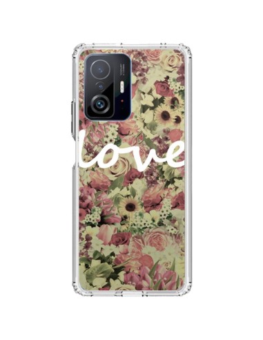Xiaomi 11T / 11T Pro Case Love White Flowers - Monica Martinez