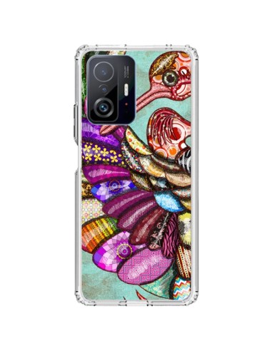 Xiaomi 11T / 11T Pro Case Peacock Multicolor Bird - Maximilian San