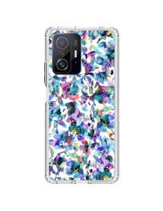 Coque Xiaomi 11T / 11T Pro Aquatic Flowers Blue - Ninola Design