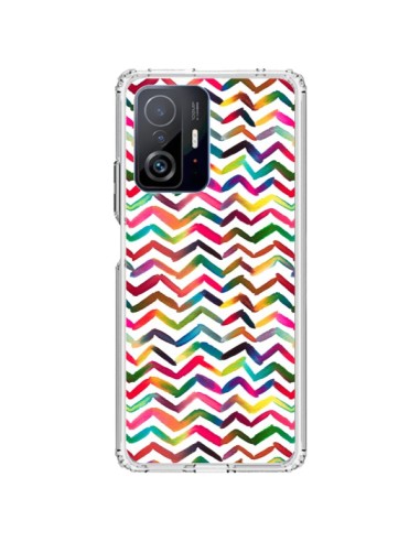 Coque Xiaomi 11T / 11T Pro Chevron Stripes Multicolored - Ninola Design