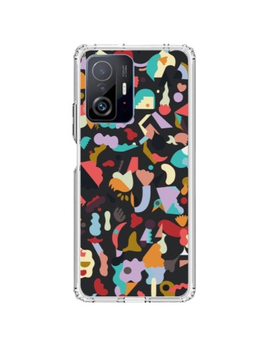 Coque Xiaomi 11T / 11T Pro Dreamy Animal Shapes Black - Ninola Design