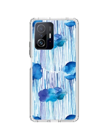 Xiaomi 11T / 11T Pro Case Rain Stitches Neon - Ninola Design