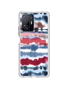 Cover Xiaomi 11T / 11T Pro Smoky Marble Watercolor Scuro - Ninola Design