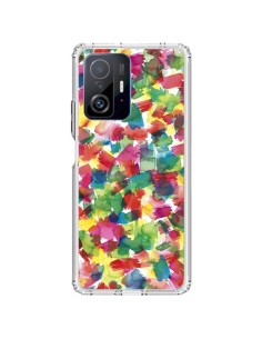 Xiaomi 11T / 11T Pro Case Speckled WaterColor Blue - Ninola Design