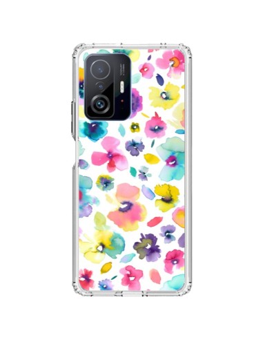 Cover Xiaomi 11T / 11T Pro Fiori Colorati Pittura - Ninola Design