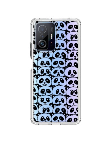 Cover Xiaomi 11T / 11T Pro Panda Trasparente - Nico