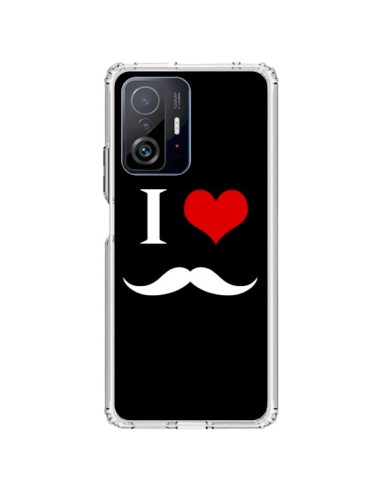 Coque Xiaomi 11T / 11T Pro I Love Moustache - Nico