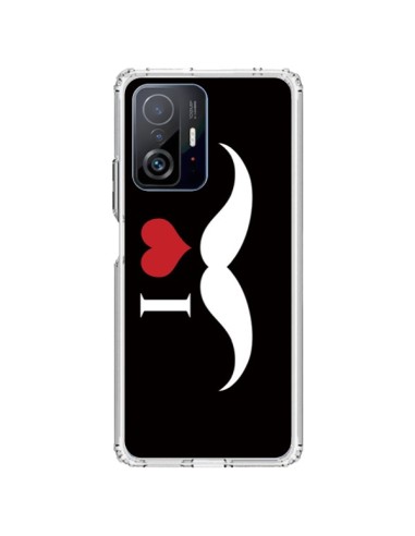 Coque Xiaomi 11T / 11T Pro I Love Moustache - Nico