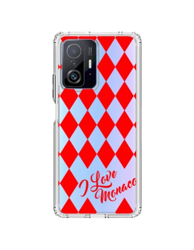 Cover Xiaomi 11T / 11T Pro I Love Monaco e Losange Rosso - Nico