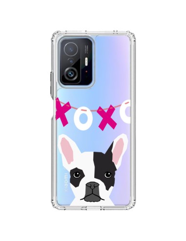 Coque Xiaomi 11T / 11T Pro Bulldog Français XoXo Chien Transparente - Pet Friendly