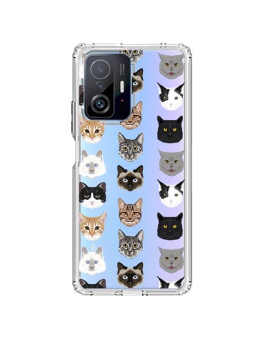 Coque Xiaomi 11T / 11T Pro Chats Transparente - Pet Friendly