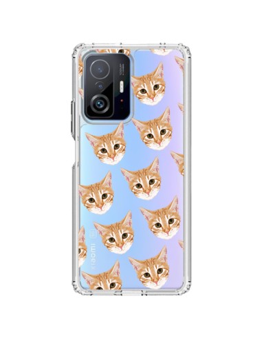 Coque Xiaomi 11T / 11T Pro Chats Beige Transparente - Pet Friendly