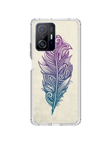 Coque Xiaomi 11T / 11T Pro Feather Plume Arc En Ciel - Rachel Caldwell