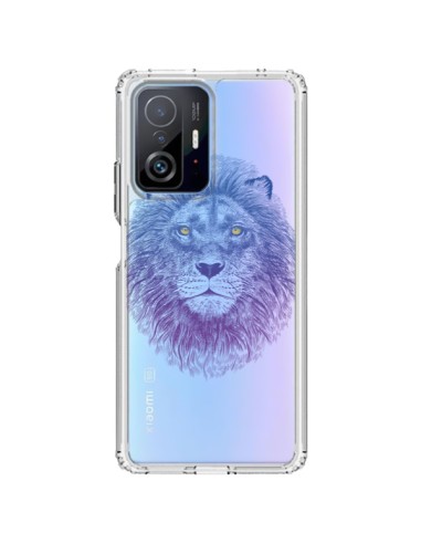 Coque Xiaomi 11T / 11T Pro Lion Animal Transparente - Rachel Caldwell