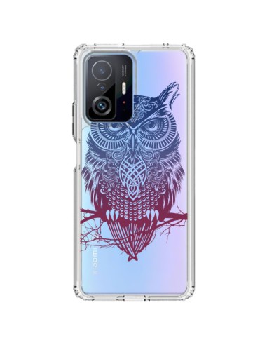 Coque Xiaomi 11T / 11T Pro Hibou Chouette Owl Transparente - Rachel Caldwell