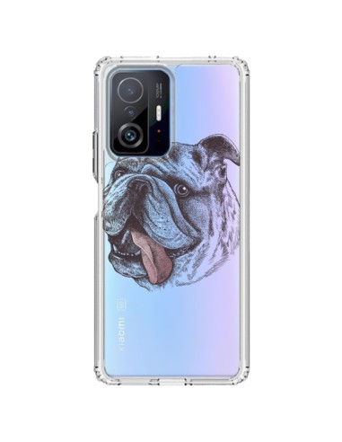 Coque Xiaomi 11T / 11T Pro Chien Bulldog Dog Transparente - Rachel Caldwell